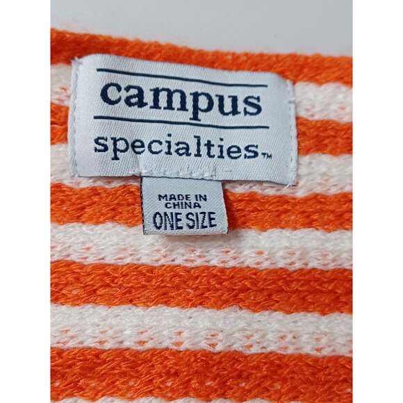 Columbia & Campus Specialties Clemson Tigers Set of Poncho Shawl With 2 Beanies - Picture 9 of 13